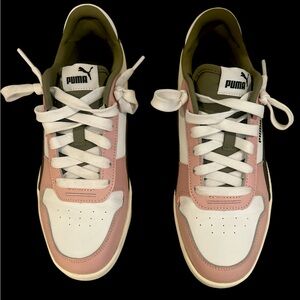 Puma Carina Sneaker - pink, black, white